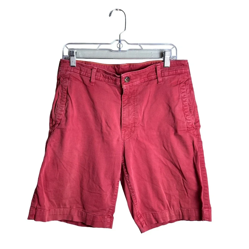 The North Face Chino Shorts Men's 32 Red Gorpcore Hiking Outdoor